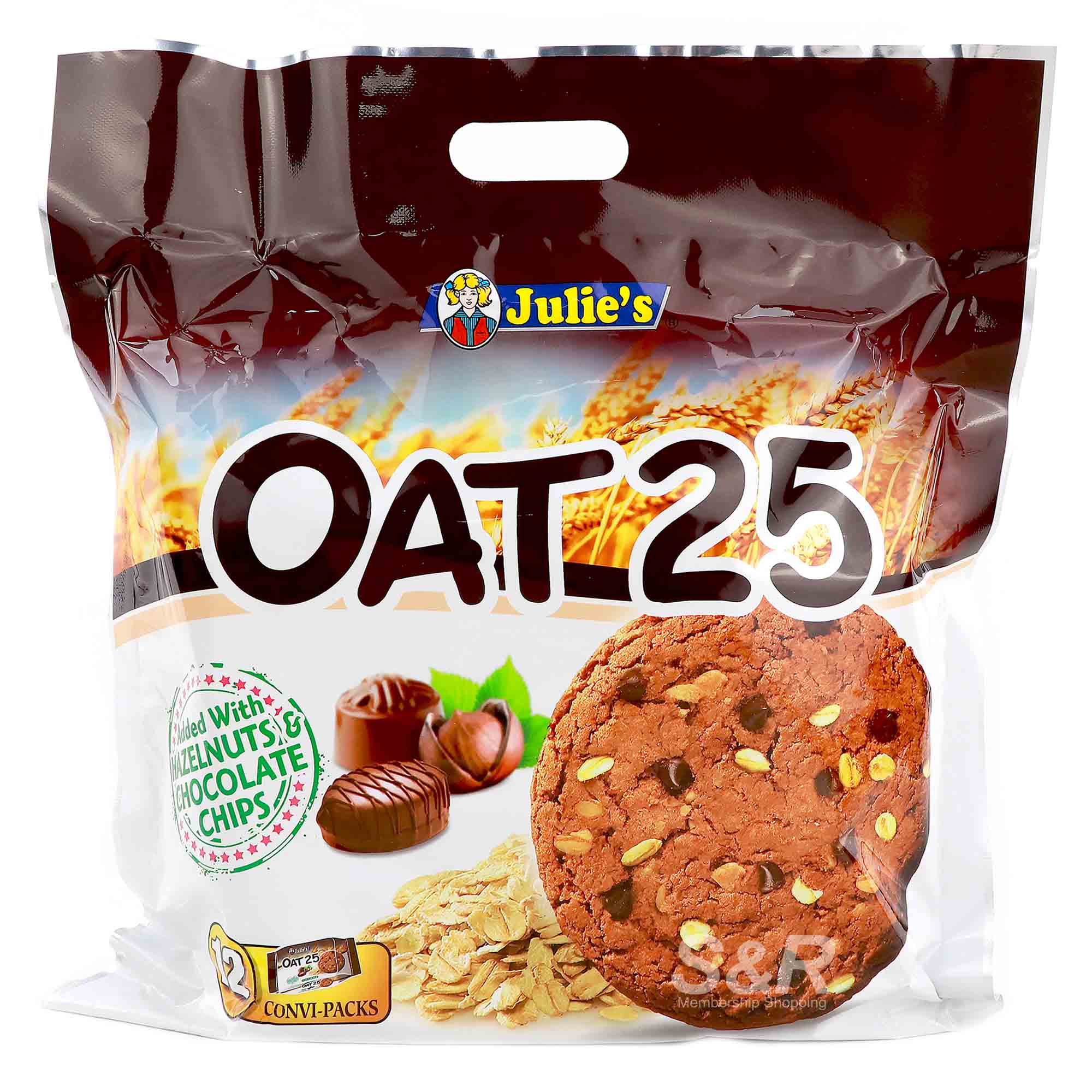 Julie's Oat 25 Chocolate Cookies (25g x 12pcs) Julie's Oat 25 Chocolate Cookies (25g x 12pcs)